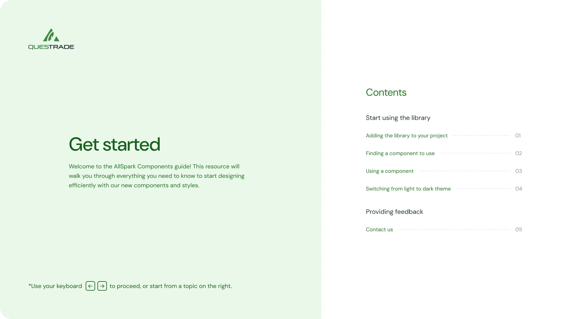 AllSpark “Getting Started” onboarding material
